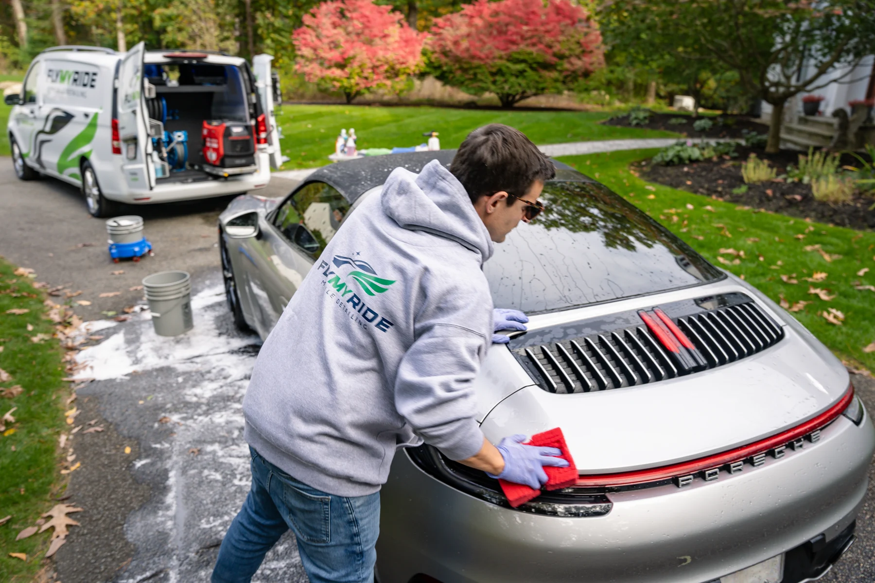 FlyMyRide &middot; Finishing a Porsche detail