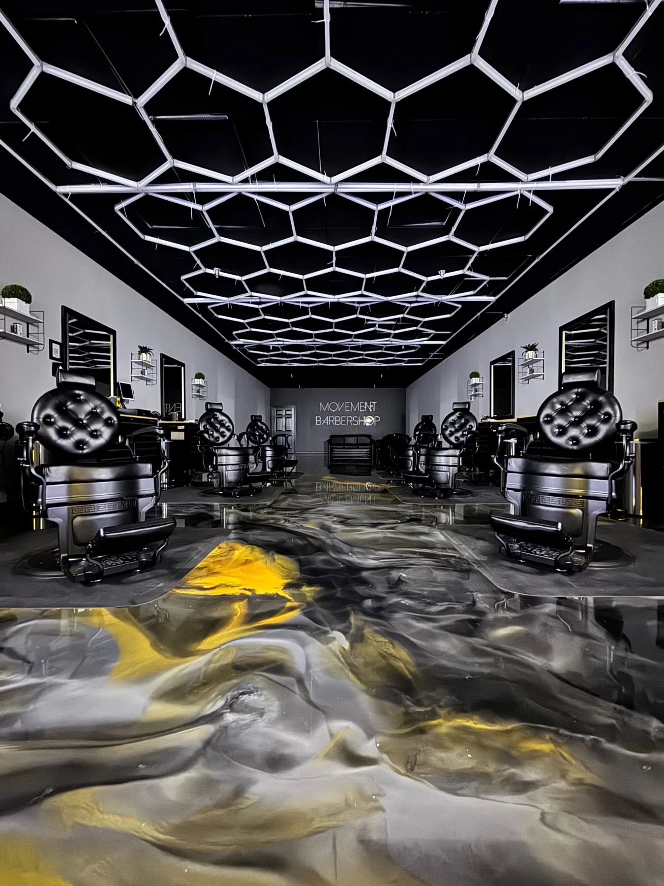 Movement Barbershop &middot; EpoxyMax featured floor