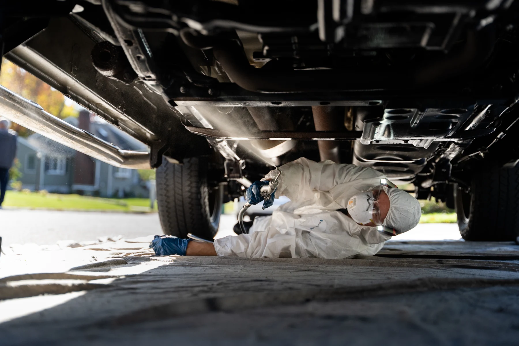 UnderCover Undercoaters &middot; Working beneath a truck